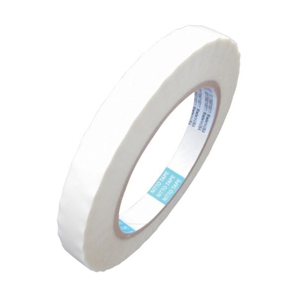 日東エルマテリアル ガラスクロス粘着テープ P212 12.7mmx33m ホワイト 1巻