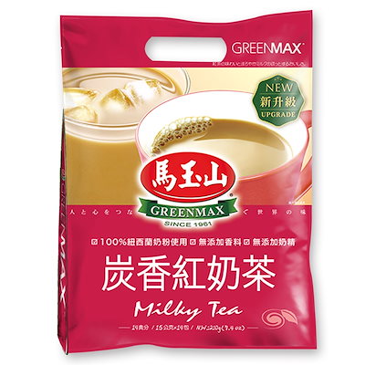 【予約販売】 台湾 「馬玉山」 炭香紅乳茶 炭焼紅茶...のサムネイル