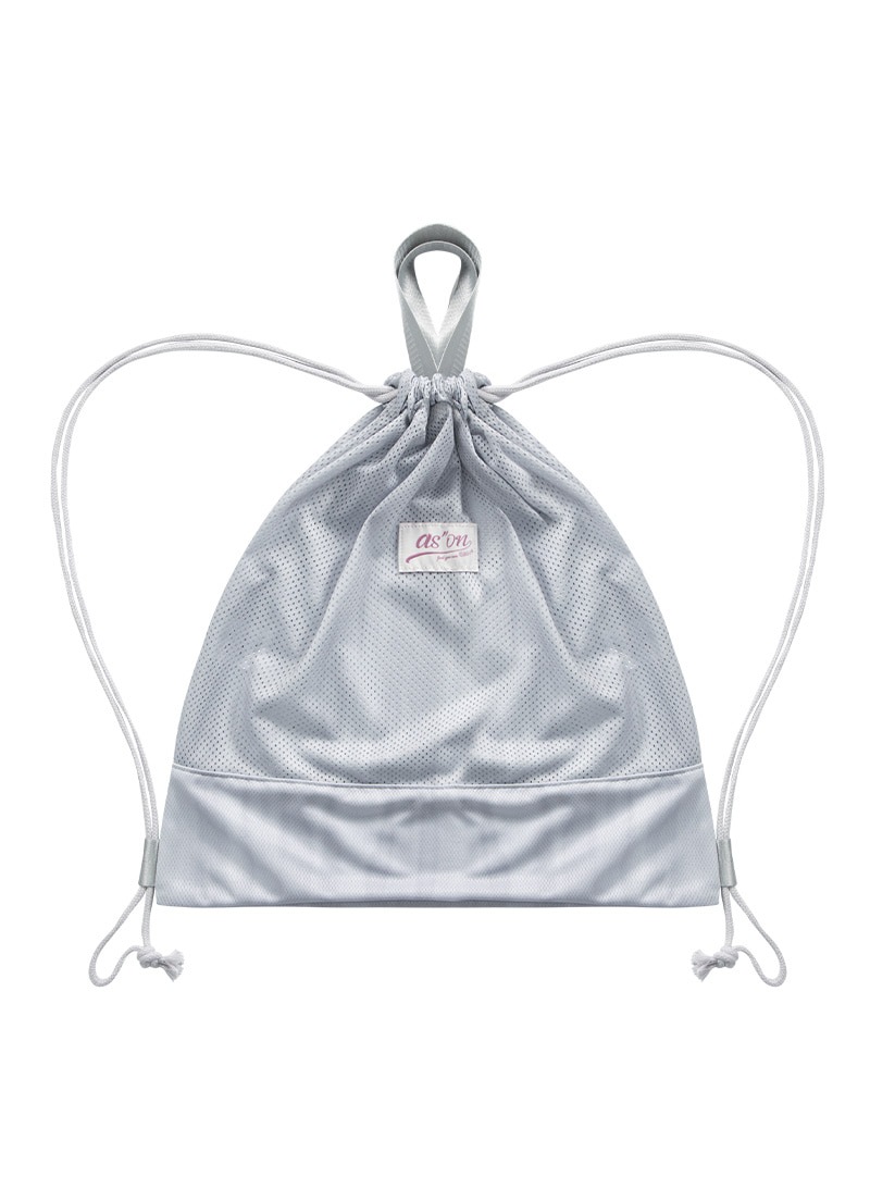 【AS"ON】 DRAW STRING BAG / LIGHT GRAY 正規品