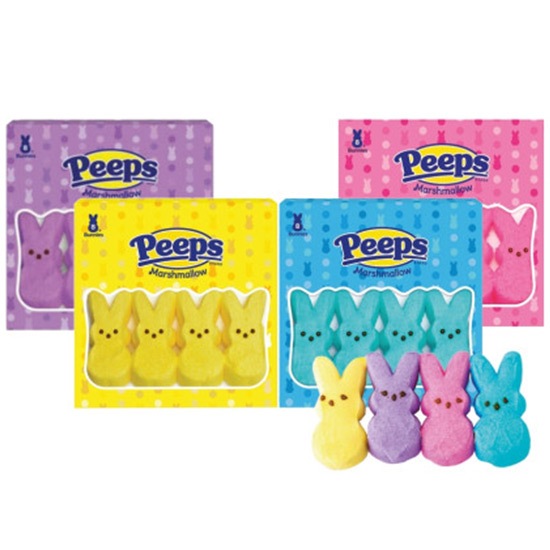 Qoo10] PEEPS : ピープス うさぎマシュマロ85g 4色 : 食品