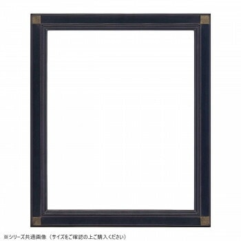 大額　デッサン額　9701　半切　黒　UVアクリル
