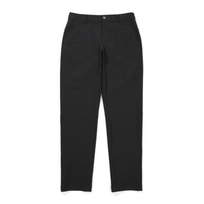 Malbon Golf純正マルボンテックストレートパンツ ブラック（メンズ）
