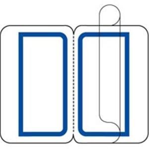 (業務用3セット) ジョインテックス インデックスシール/見出し 中/10シート10パック フィルム付き 青10P B056J-MB-10