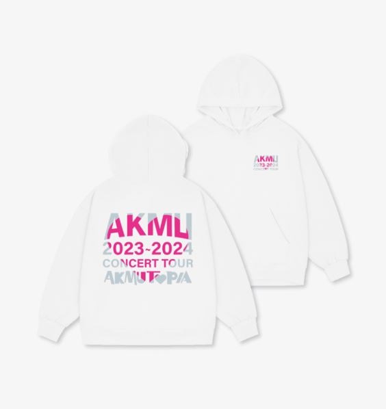 【2種選択】 AKMU - [AKMUTOPIA] AKMU HOODIE_WHITE