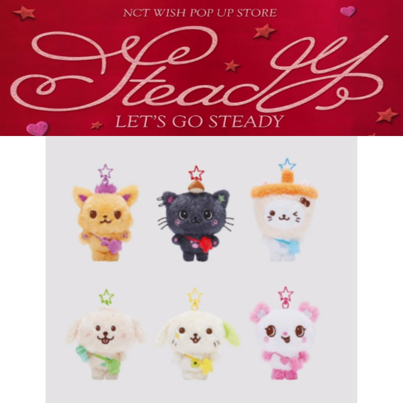 NCT WISH - 05 WISH DOLL / 2024 NCT WISH [LET’S GO STEADY] 2ND OFFICIAL MD