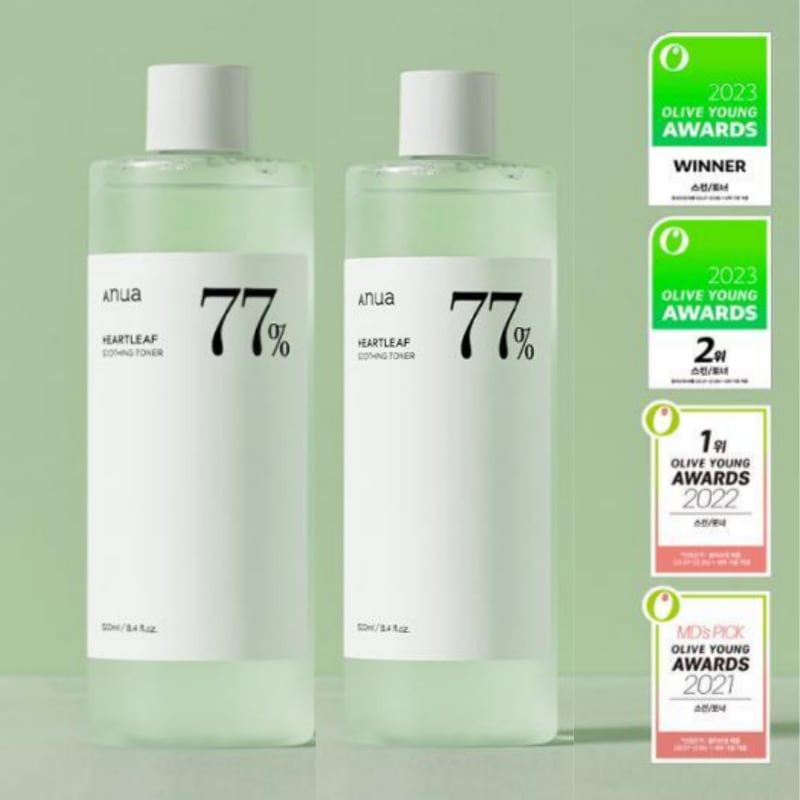 [1+1]ドクダミ 77% スージング トナー500mL 10,500円