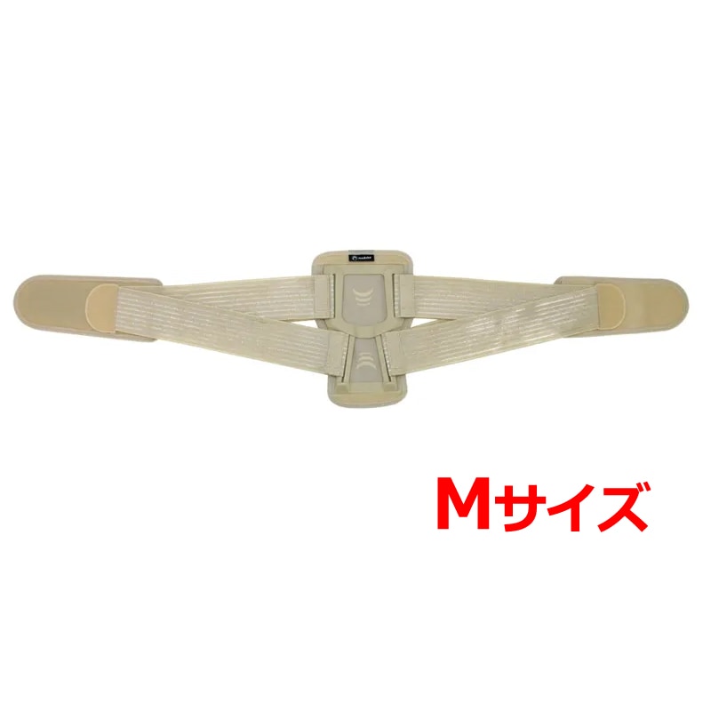 【メール便】【丸光産業】皮膚感覚腰mamoroエアー ベージュ Mサイズ サポーター ベージュ Mサイズ 男女兼用 腰周り 72～84cm