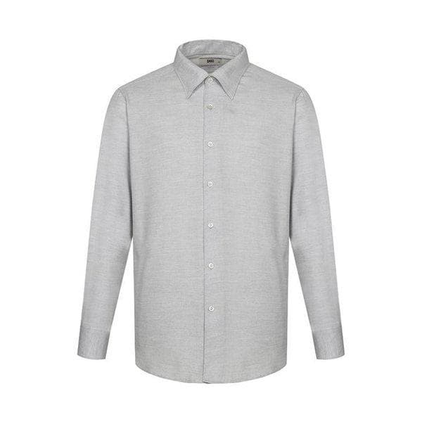 起毛混紡ソリッドパターン ドレスシャツ コンフォートスリムフィット_DLW1SHDL293G1