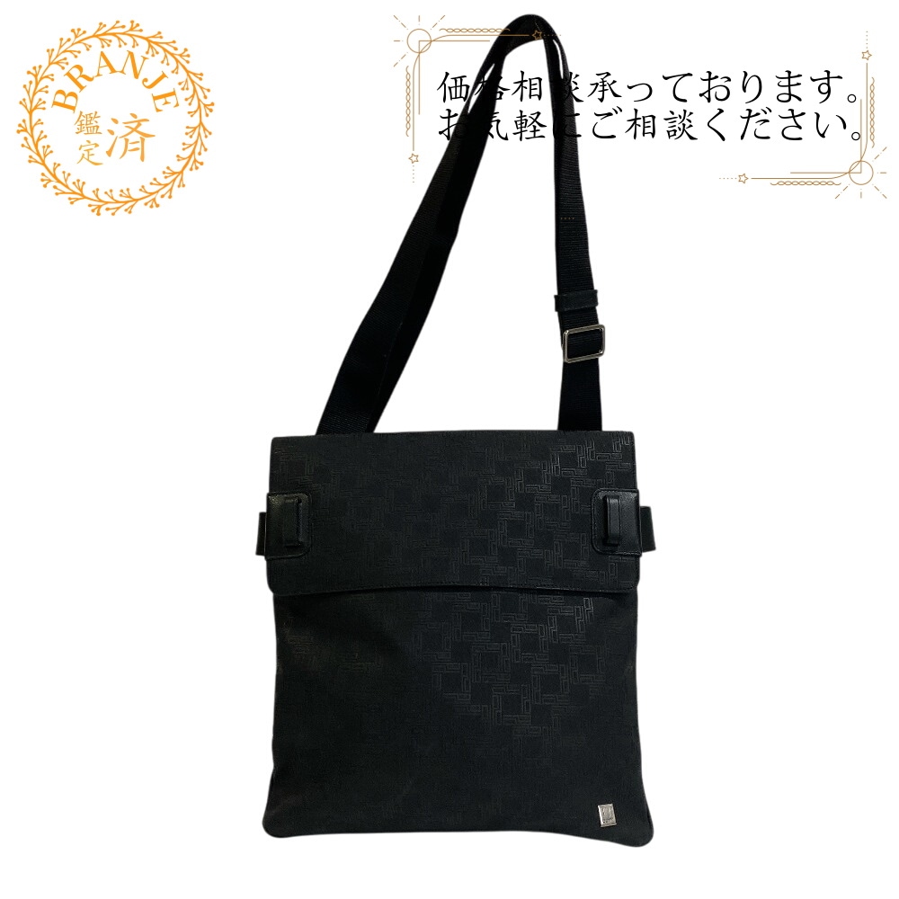 ディーエイト レザー ショルダーバッグ ブラック ブランド