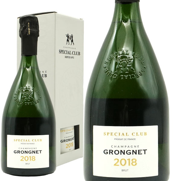 【箱入】グロンニェ シャンパーニュ スペシャル クラブ ミレジメ 2018 蔵出し秘蔵限定作品 R.M 重厚ボトル Grongnet Champagne Special Club Brut M