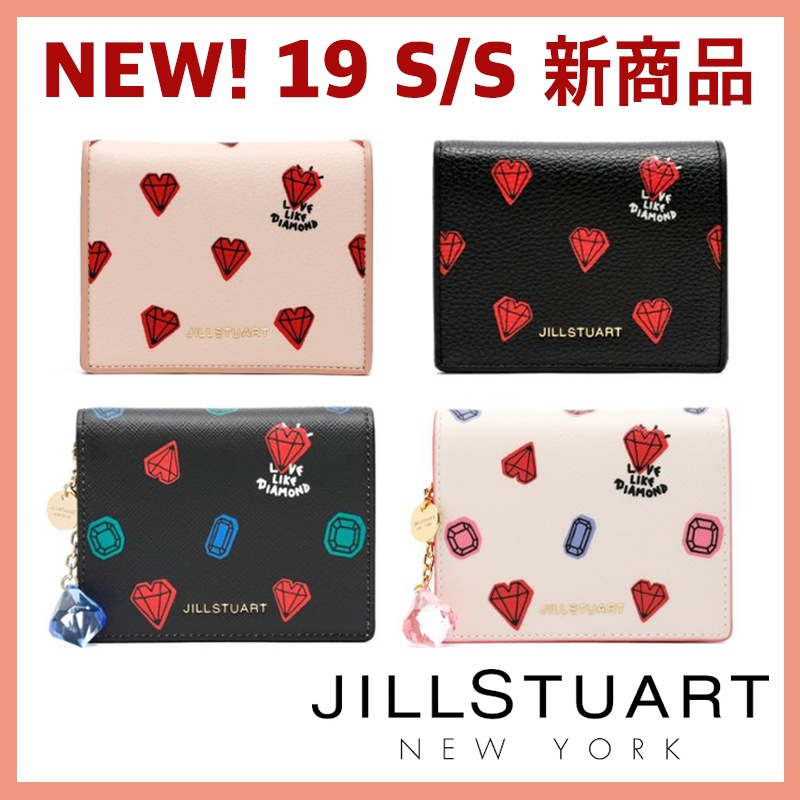 ☆韓国の人気☆【JILLSTUART】☆ROSELLA PUDDING カード 財布☆ JILL STUART 財布 レディース ミニ財布 ジルスチュアート 三