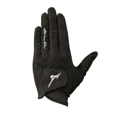 他サイト： ミズノ　ゴルフ用品 ゴルフグローブ MizunoPro プロ ［メンズ / 左手着用(右打ち用) / 25cm］ ブラック　5MJML45309_25SSの商品画像