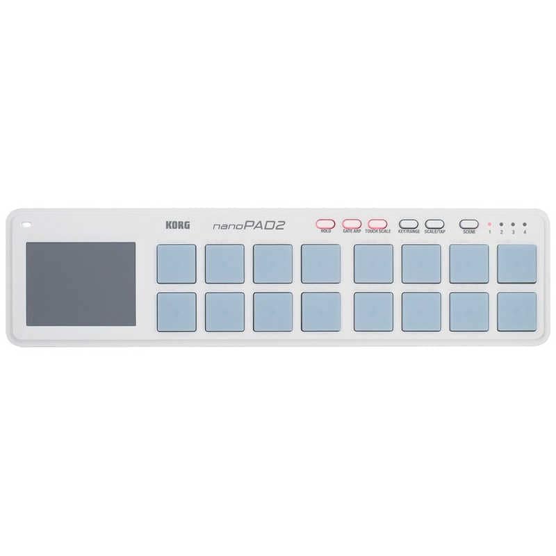 コルグ　KORG　USB MIDIコントローラー nanoPAD2 ホワイト　NANOPAD2WH