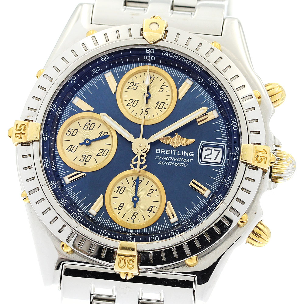 ブライトリング BREITLING B13050.1 クロノマット ビコロ デイト クロノグラフ 自動巻き メンズ _896065【中古】