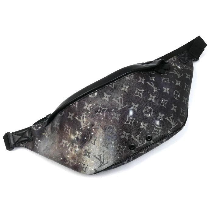 LOUIS VUITTON ルイ・ヴィトン モノグラム ギャラクシー ディスカバリー バムバッグ ボディバッグ ブラック M44444 MI3168 メンズ 中古 美品