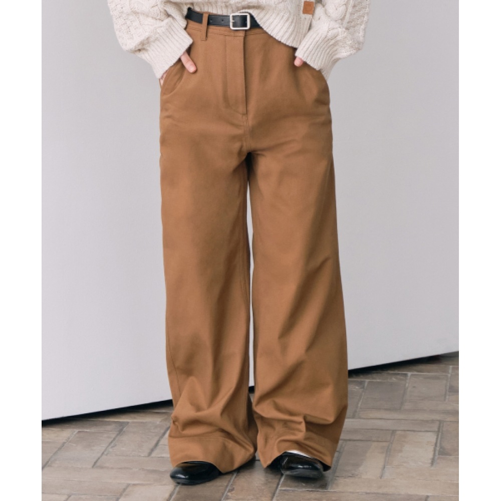 カバーナットウーマンチノパンツブラウン