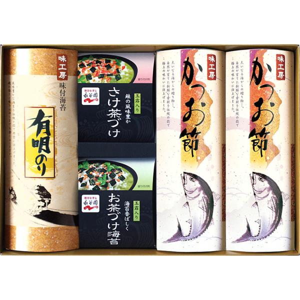 味工房 永谷園お茶づけ 海苔 かつお節ギフト さけx3 海苔x3 かつお節x2 有明のりx2 SISK
