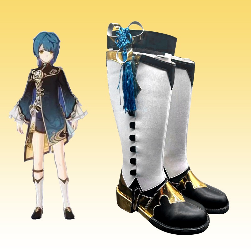 淘宝網 タオバオ シークレットシューズ 厚底 ブーツ コスプレ HUNDRED LINE -最終防衛学園- 九十九今馬 蒼月衛人 コスプレ靴