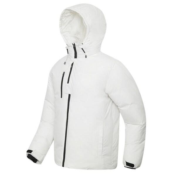 冬のシンプル軽量ヘビーパッド入りフード付きジャンパー 8,685円