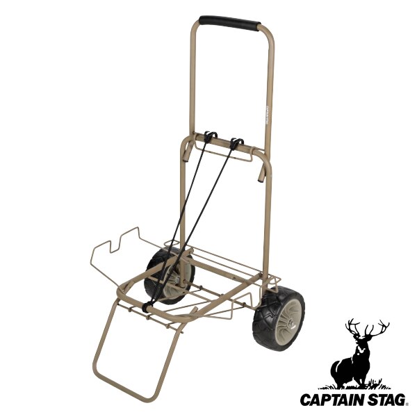 キャリーカート アウトドア トーランド FDコンテナキャリー キャプテンスタッグ CAPTAIN STAG 台車 折りたたみ キャスター アウトドアキャリー 買い物 荷物運び 軽量 頑丈 丈夫