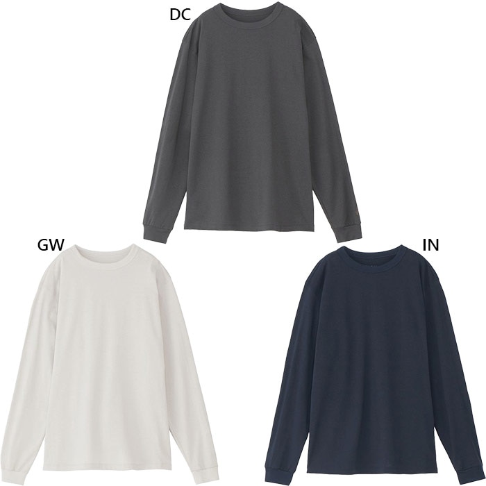 メンズ レディース リオプティマム ペーパーロングスリーブTシャツ 長袖Tシャツ ロンT トップス カジュアルウェア GC44146