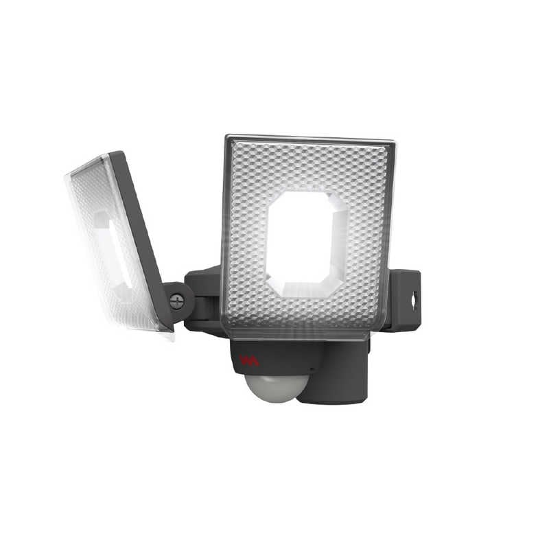 ムサシ　5W×2灯スライド型LED充電式センサーライト ［白色 /充電式］　LEDRC820