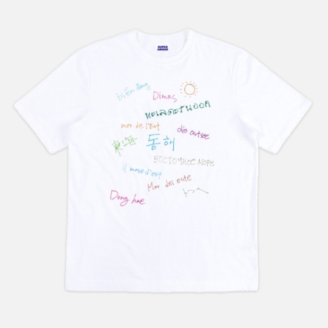 SUPER JUNIOR HANDWRITING T-SHIRT Ver.3 - SUPER SHOW 9 : ROAD SHOW