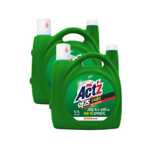 液体洗剤 大容量 アクツ スーパークリーン 汚れ 5.7L 2個兼用