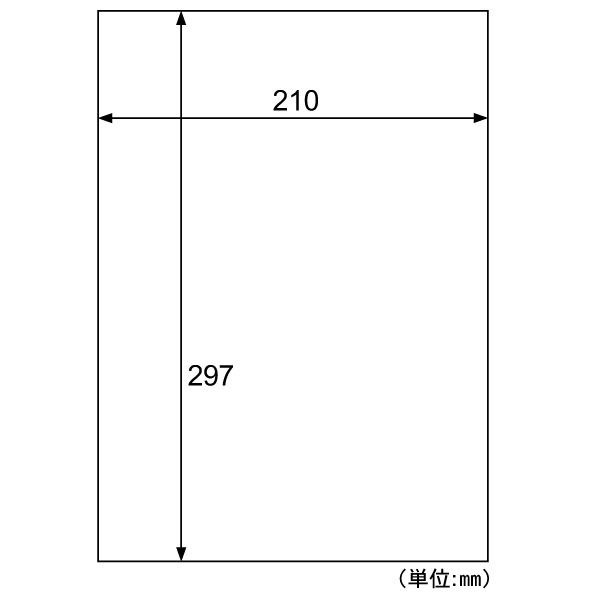 （まとめ買い）ヒサゴのラベル 透明ラベル A4 ノーカット 6シート KLPE862S [x3]