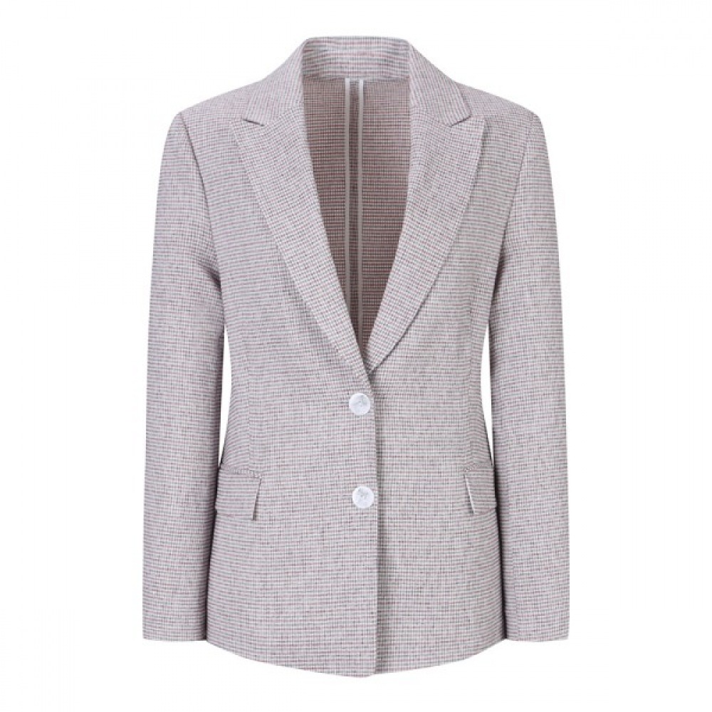 （ベスティヴェリ）ロゴボタンチェックピークジャケット（BGJAE2141）