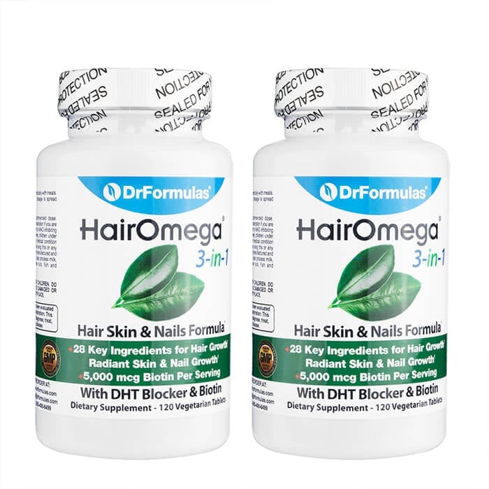 ヘアーオメガ 3-in-1　Hair Omega 3-in-1　2本セット　国際書留便：日時指定不可