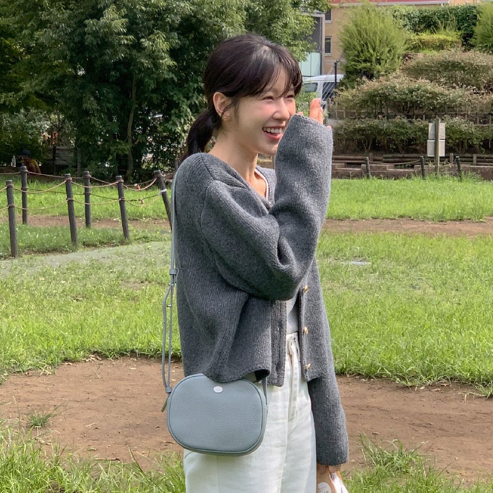 サンディ リアル牛革 ミニバッグ
