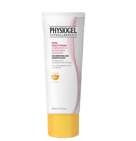 レッドスージング AI センシティブ UVサンスクリーン 80ml SPF50+ PA++++ 敏感肌 日焼け止め UVクリーム 韓国コスメ スキンケア