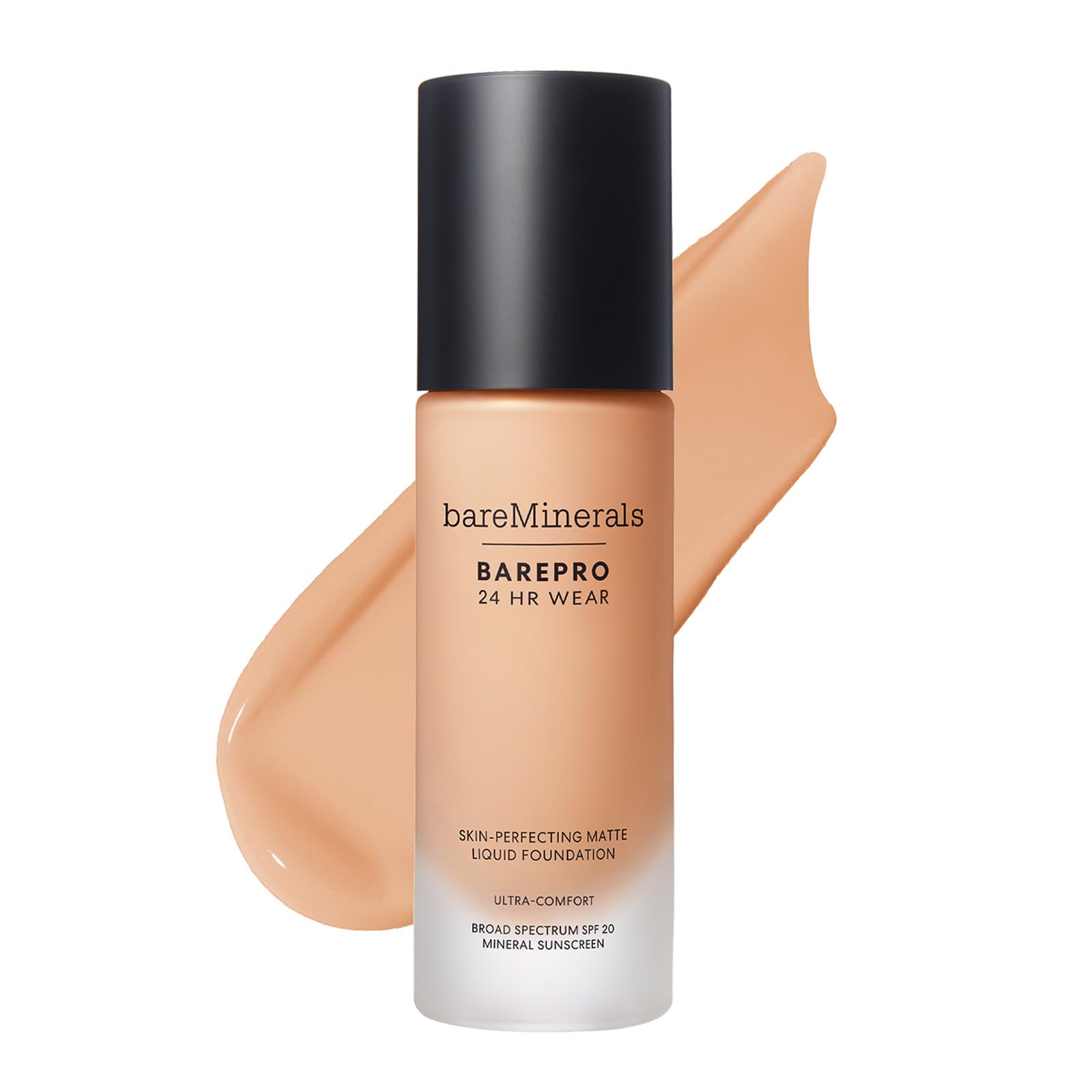 bareMinerals ベアミネラル ベアプロ 24HR リキッド ファンデーション(SPF20・PA++) ライト 21 ウォーム 中間的な明るさのオークル系 30mL