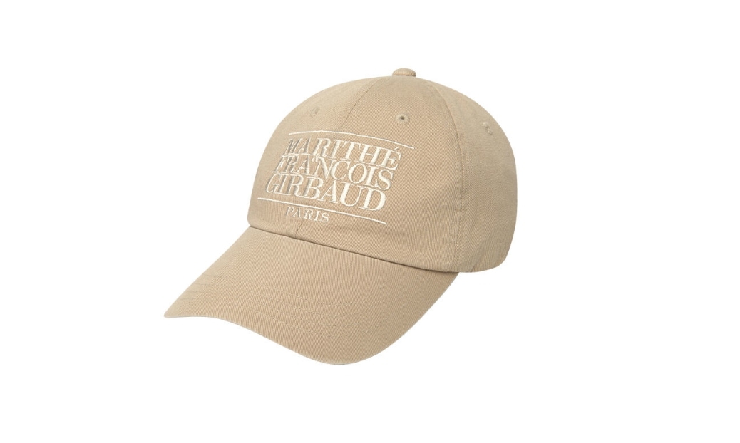 【MARITHEFRANCOISGIRBAUD】 CLASSIC LOGO CAP : BEIGE