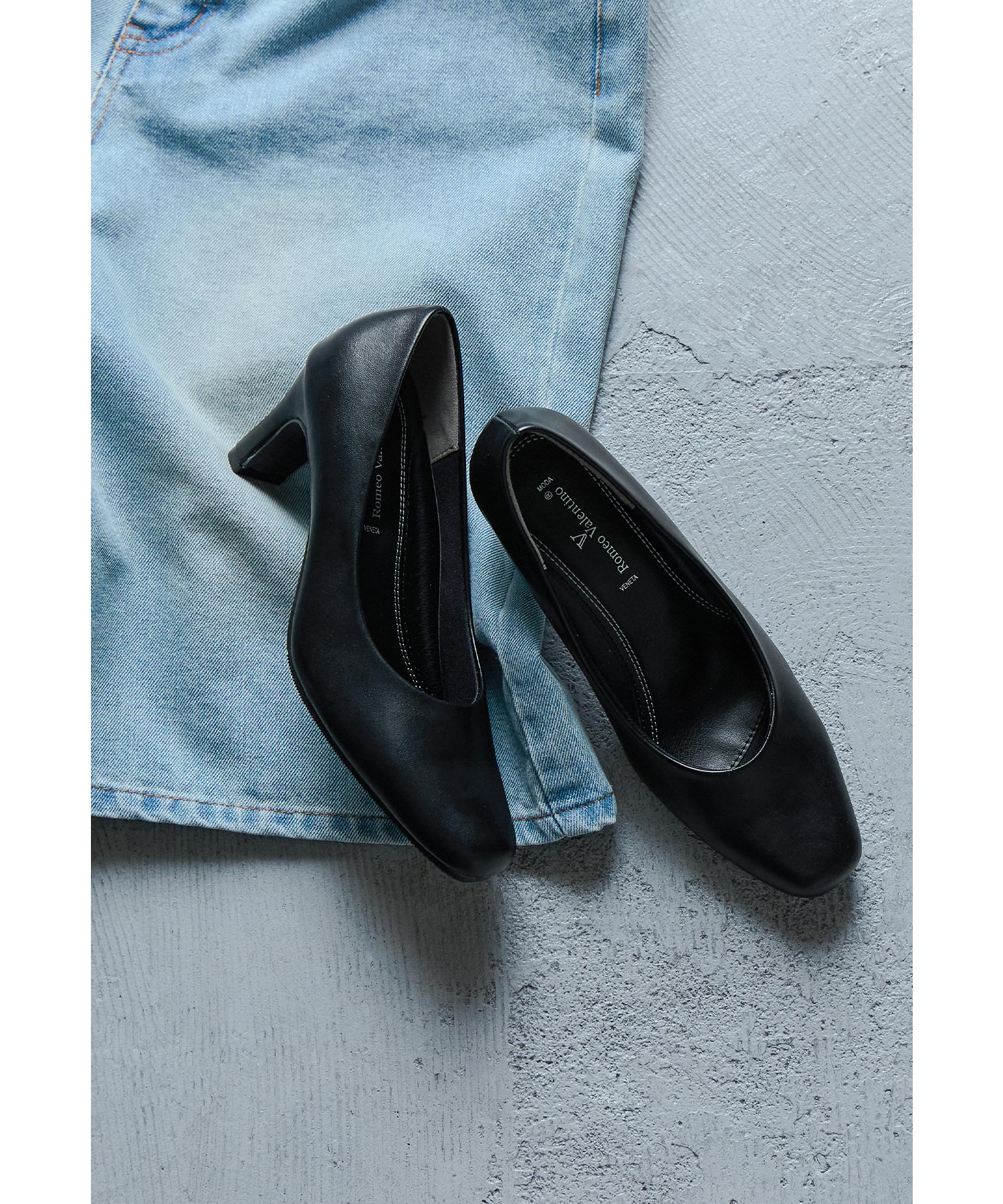 スクエアトゥパンプス ブラックフォーマル リクルート クッション シンプル 太ヒール 歩きやすい 痛くない 幅広 軽量 結婚式 成人式 同窓会 入学式 卒業式 冠婚葬祭 七五三 オケージョン