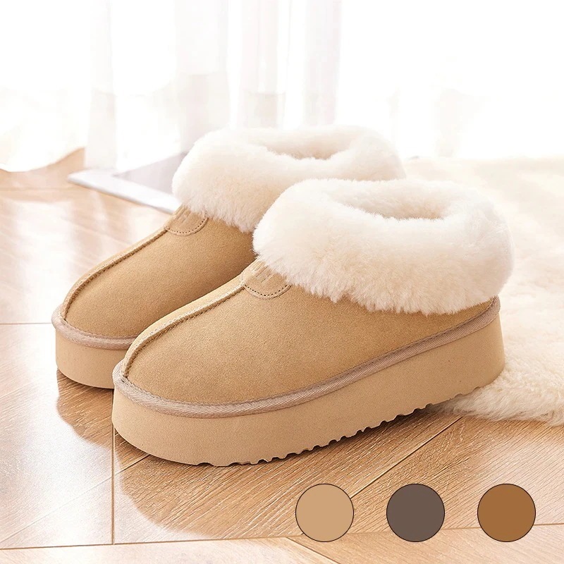 メガ割 T42 韓国 ブーツ 牛革+ウール スノーブーツ ショートブーツ 長靴 ムートンブーツ 厚くて暖かい 本革 裏起毛 ブーツ レディース のブーツ 靴 厚底ブーツ 韓国ファッション シューズ