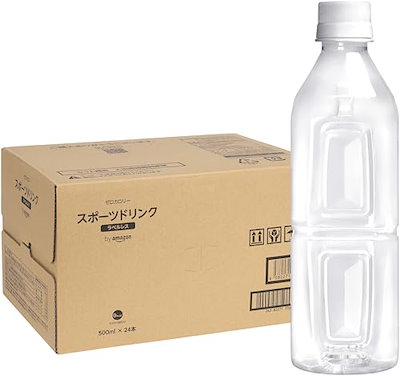 他サイト： ラベルレススポーツドリンクゼロカロリー500ml×24本の商品画像