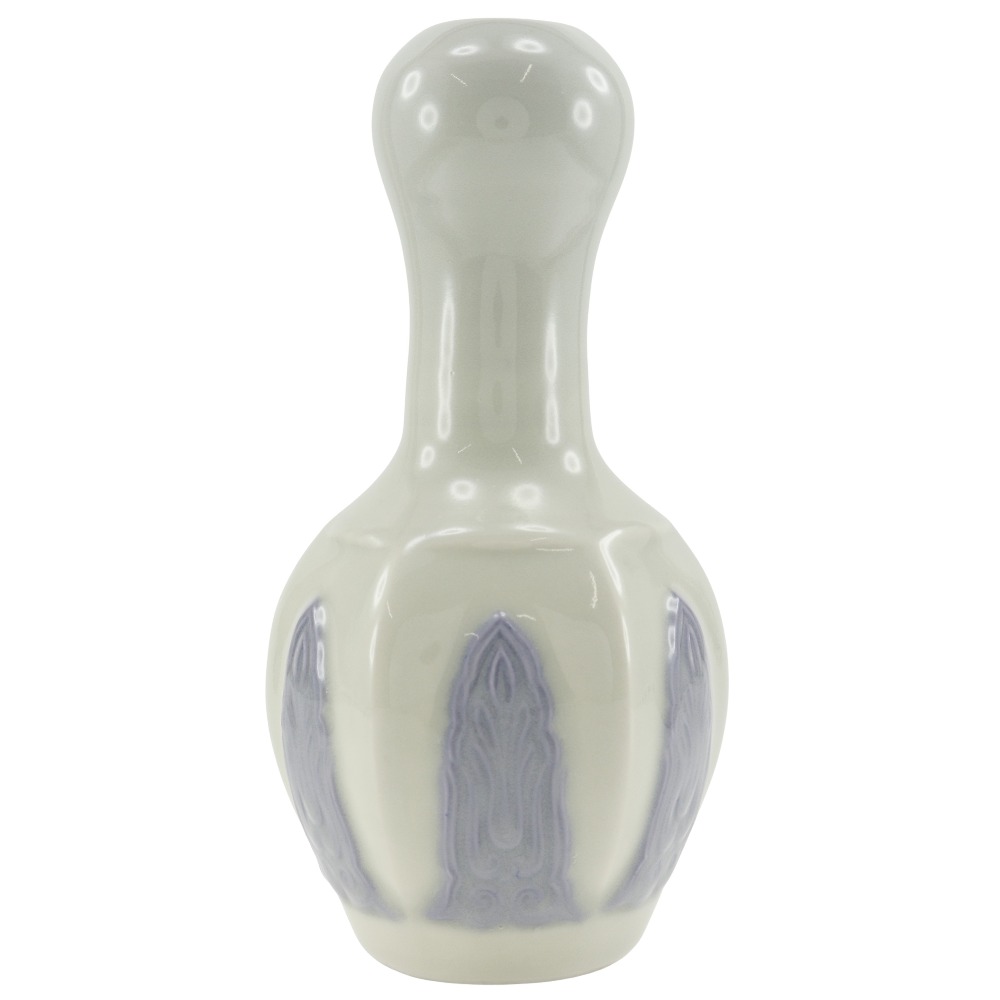 kyoyaki 京焼 加藤渓山 砧青瓷 青磁 花生 花入 花器 花瓶 _ 中古品 A-ランク