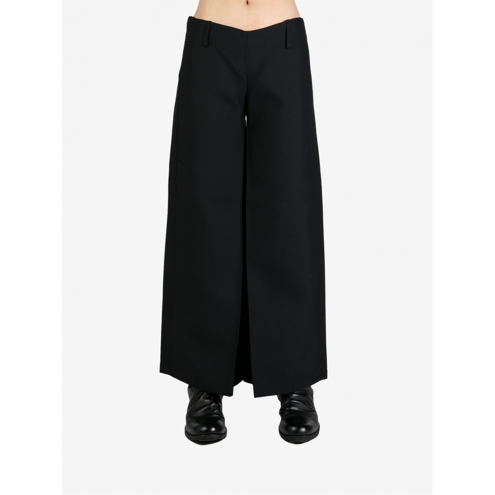 ファックスコピーエクスプレス Vラインワイドレッグスーツパンツ CUPA07W01BK