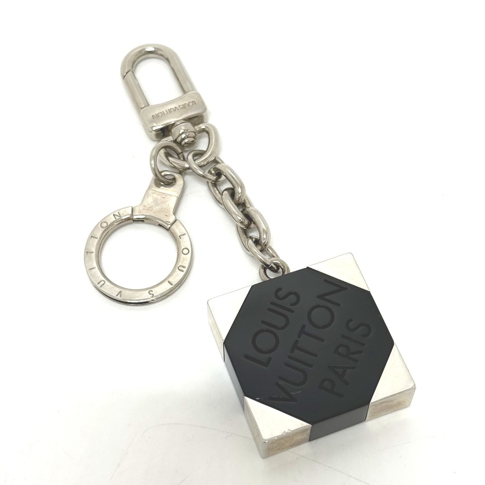 バッグチャーム M66356 ポルト・クレ_ダミエ・エベヌ キーホルダー キーチャーム プラスチック ブラック