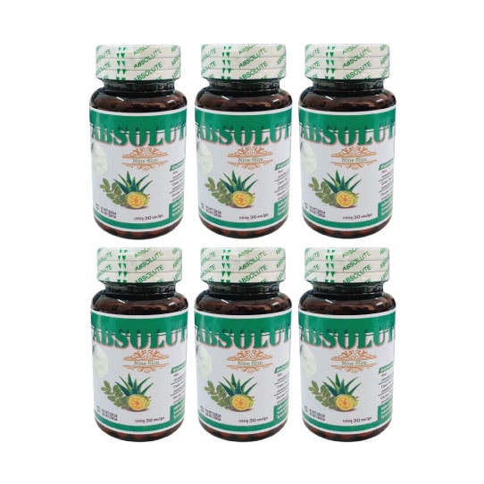 ナイントリキャップス アブソリュート　30カプセル入り　6ボトルセット　食欲抑制・脂肪カット・自然由来