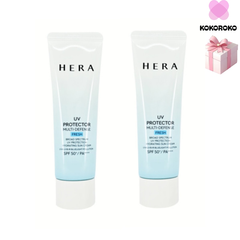 [1+1]UVプロテクター マルチディフェンス フレッシュ日焼け止め SPF50+ 2EA/PA++++ 50ml /水分保湿日焼け止め