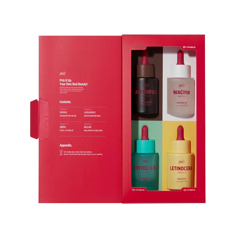 ラクトビフィダナイアシンアミドレチノール アンチエイジング B5 ホームケア 4点セット CICAアンプル 4点セット 低刺激 敏感肌 高含量 スキンケア ルーチン 韓国ビューティー 正規品 化粧品 9,798円