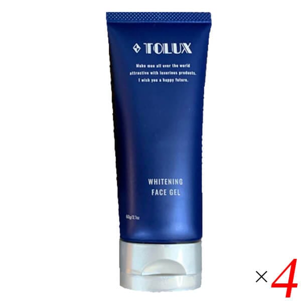 トルーク TOLUX 薬用 ホワイトニングフェイスジェル 60g 4個セット 医薬部外品