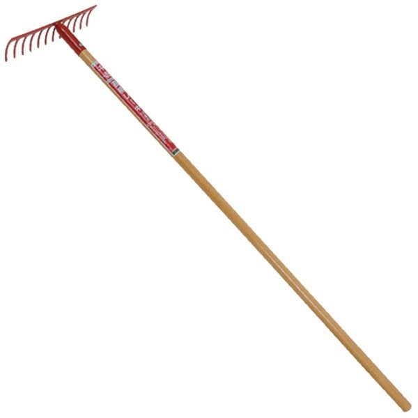 千吉 長柄レーキ 12本爪 1350MMエ