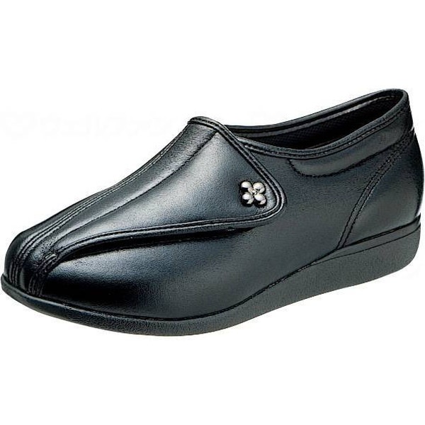 快歩主義L011 ブラックスムース 23.0 KS21041BA メーカー直送