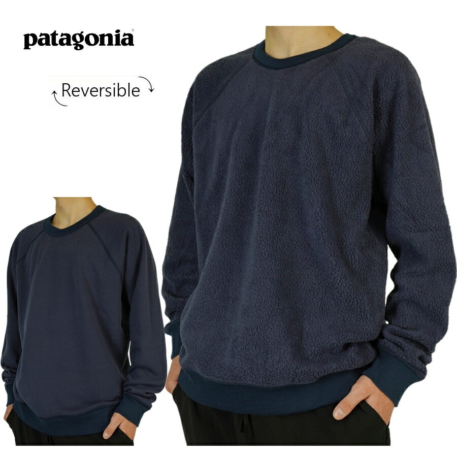パタゴニア Patagoniaメンズ トレーナー フリースMENS REVERSIBLE SHEARLING CREWリバーシブル シーリングクループルオーバー