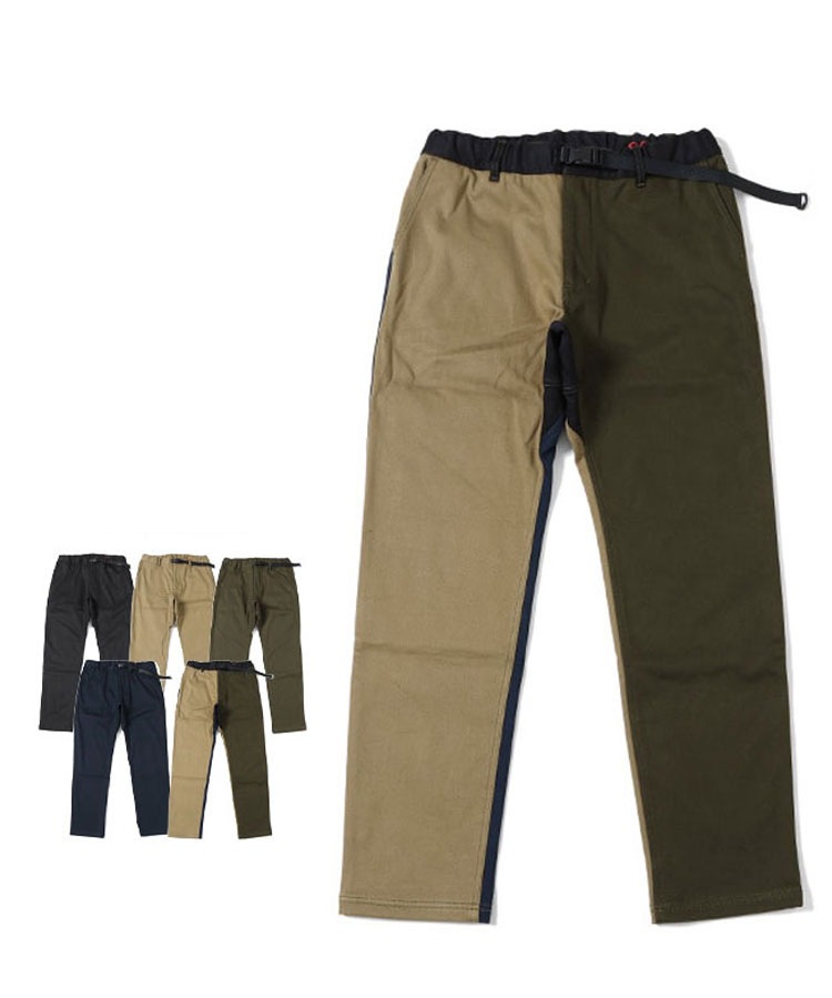 防風アタタカクライミングパンツ MENS 2325126 ウエストゴム ウェビングベルト イージーフィット キャンプ アウトドア フェス