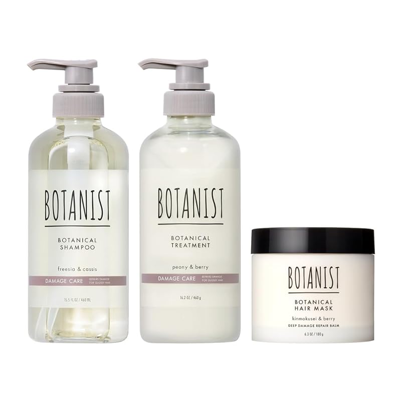 BOTANIST ボタニスト シャンプー トリートメント ヘアバーム ディープヘアケア 3点セット 【ダメージケア】